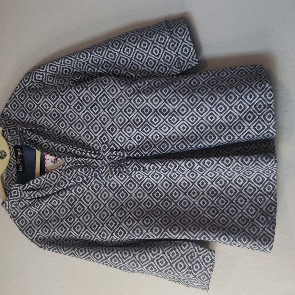 Liza Byrd top. Size small. Denim/gray color.